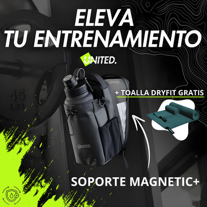 UNITED® MAGNETIC GYM BAG + TOALLA DRYFIT GRATIS SOLO HOY