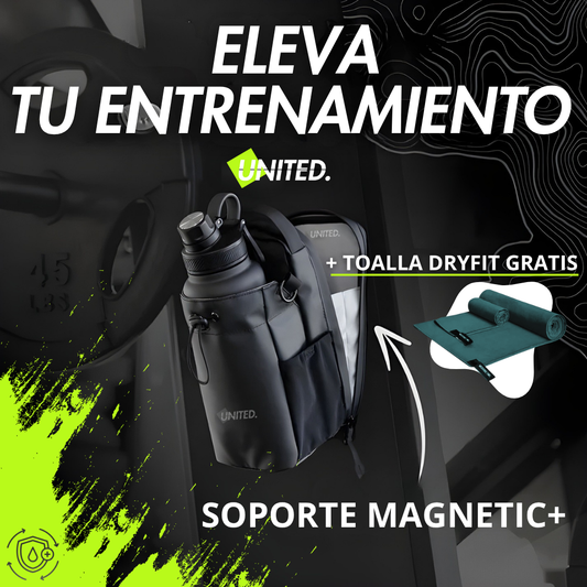 UNITED® MAGNETIC GYM BAG + TOALLA DRYFIT GRATIS SOLO HOY